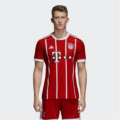 adidas men's bayern munich 2018 stadium home replica jersey|bayern munich authentic jersey.